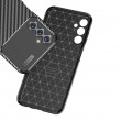 Samsung Galaxy M54 5G Удароустойчив Carbon Fiber Калъф и Протектор