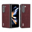 Samsung Galaxy Z Fold5 ABEEL Litchi Texture Wallet Калъф и Протектор