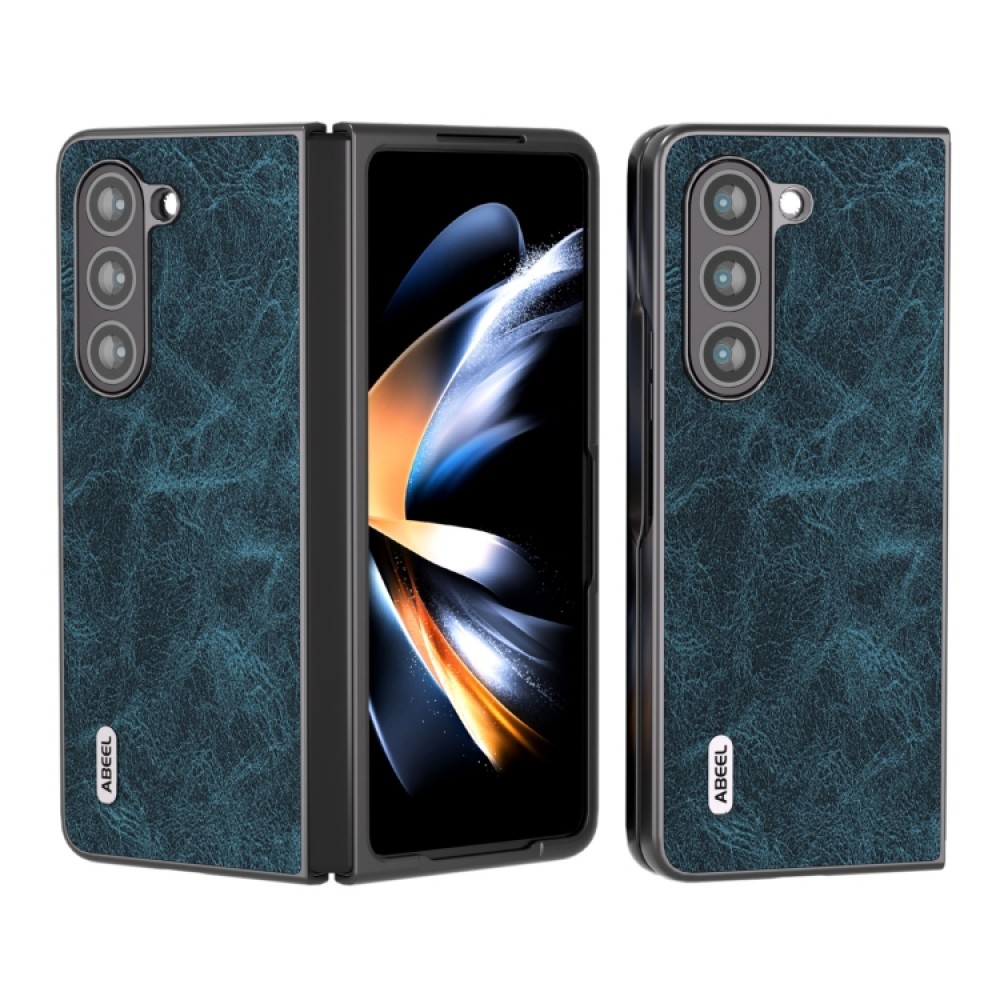 Samsung Galaxy Z Fold5 ABEEL Litchi Texture Wallet Калъф и Протектор