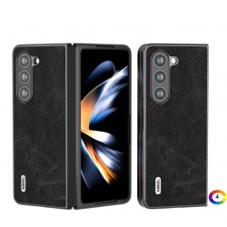 Samsung Galaxy Z Fold5 ABEEL Litchi Texture Wallet Калъф и Протектор