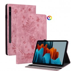 Samsung Galaxy Tab S9+ SM-X816  Butterfly Rose Кожен Калъф и Протектор