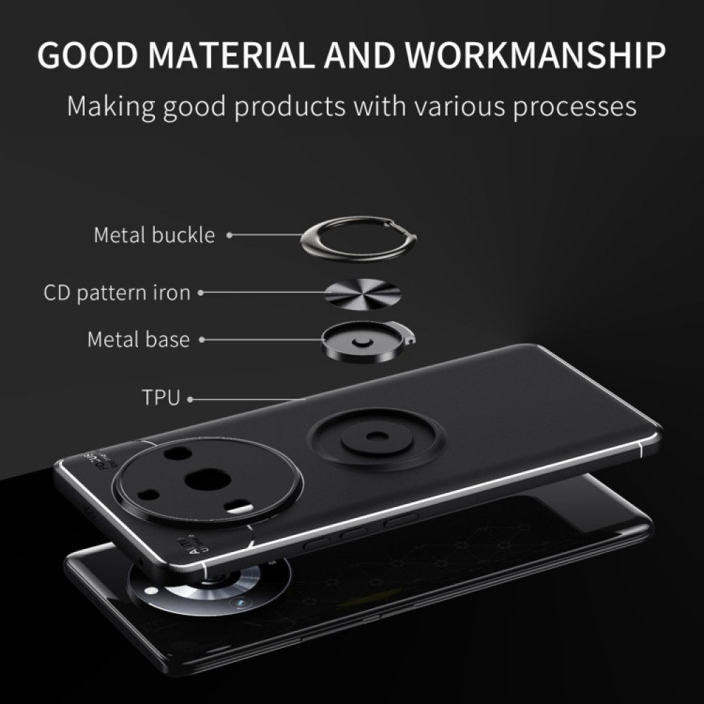 Realme 11 Pro+ 5G / 11 Pro 5G Удароустойчив Ring Holder Калъф и Протектор