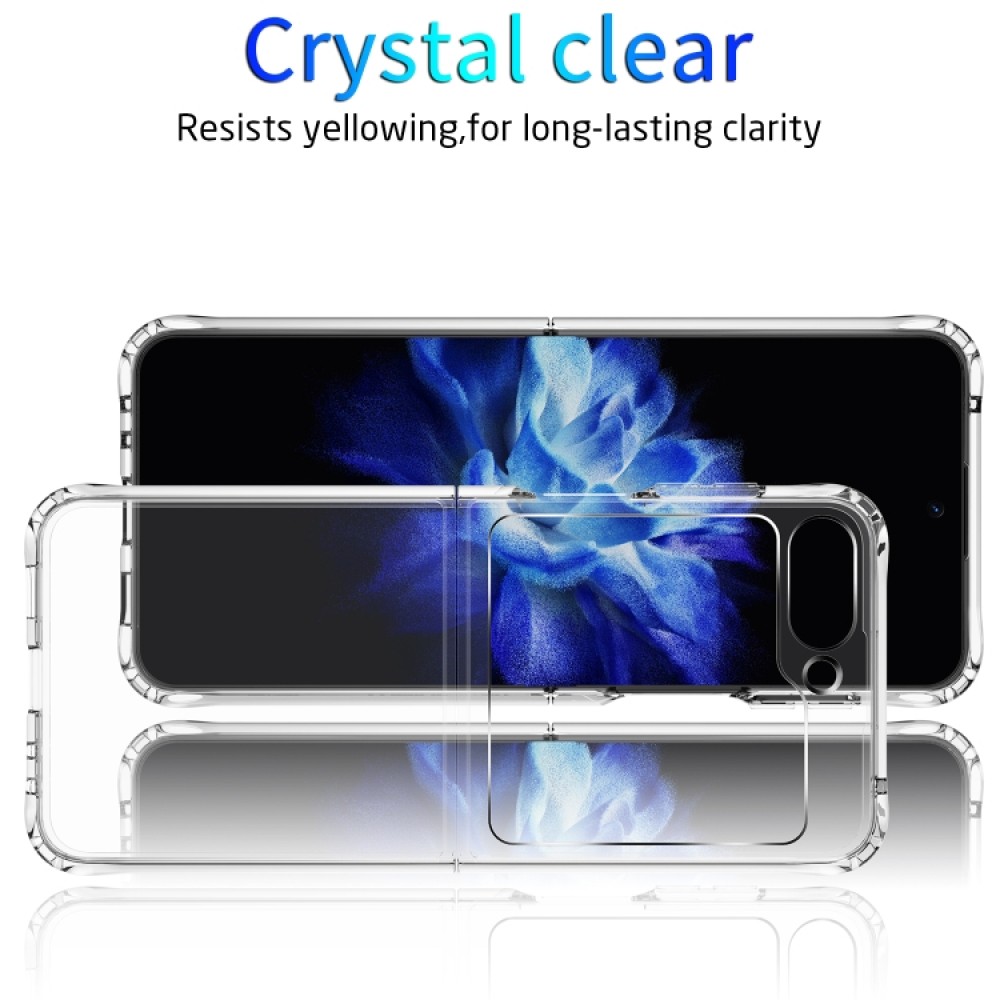 Samsung Galaxy Z Flip5 Thickening Acrylic Удароустойчив Калъф и Протектор
