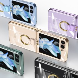 Samsung Galaxy Z Flip5 Electroplating TPU Калъф и Протектор