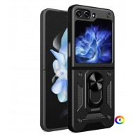 Samsung Galaxy Z Flip5 Удароустойчив Ring Holder Калъф и Протектор
