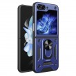 Samsung Galaxy Z Flip5 Удароустойчив Ring Holder Калъф и Протектор