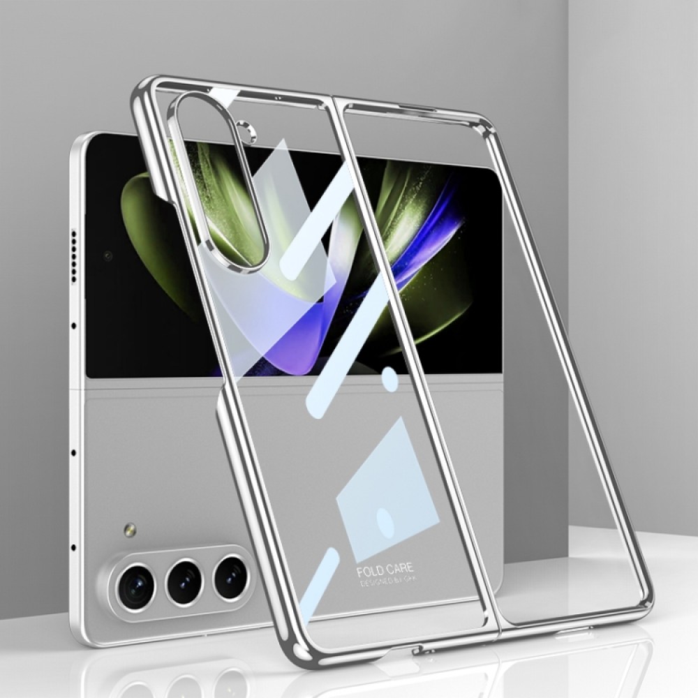 Samsung Galaxy Z Fold5 Electroplating PC Калъф и Протектор