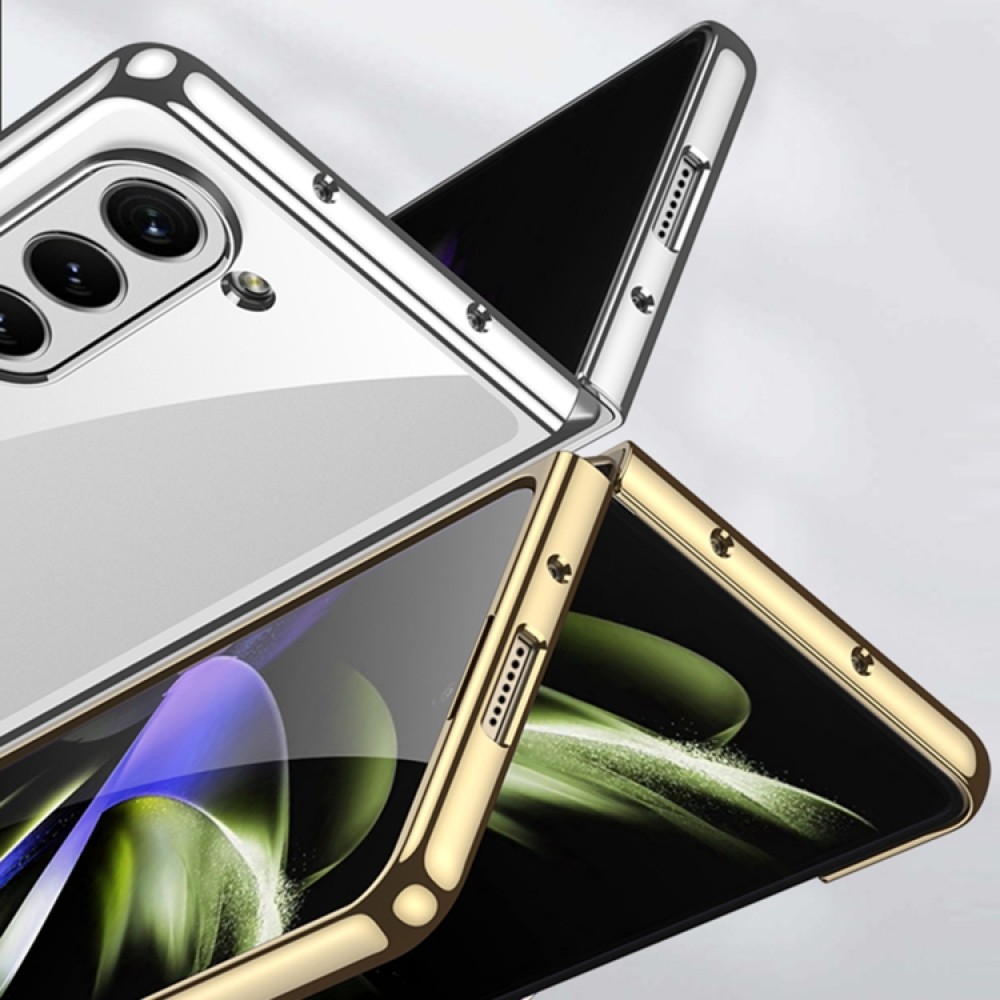 Samsung Galaxy Z Fold5 Electroplating PC Калъф и Протектор