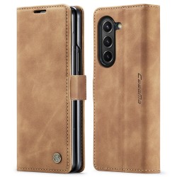 Samsung Galaxy Z Fold5 5G  Retro Magnetic Wallet Кожен Калъф и Протектор