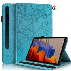 Samsung Galaxy Tab S9+Life Tree Series  Кожен Калъф и Протектор