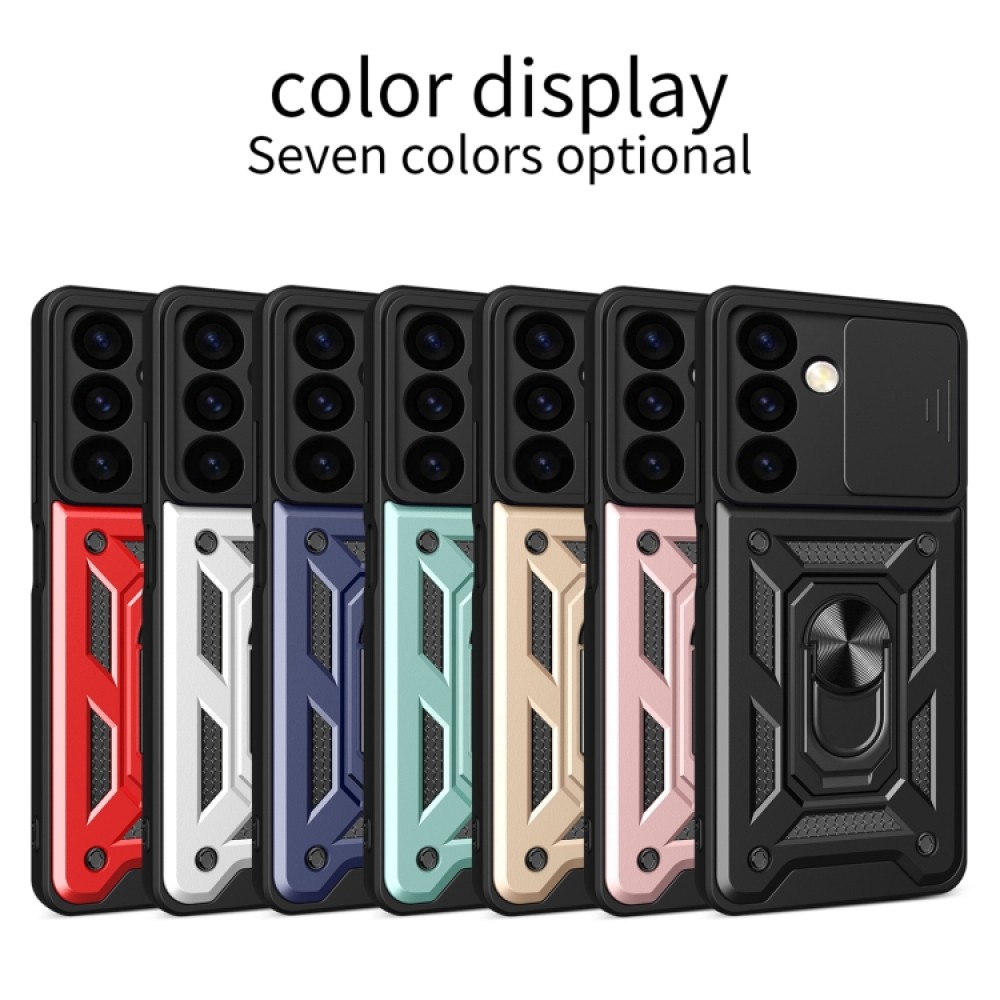 Samsung Galaxy S24 5G Удароустойчив Ring Holder Калъф и Протектор