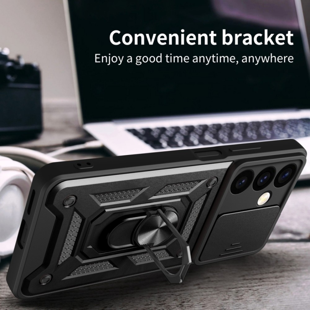 Samsung Galaxy S24 5G Удароустойчив Ring Holder Калъф и Протектор