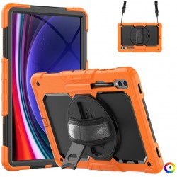 Samsung Galaxy Tab S9 Ultra / S8 Ultra  Silicone/ PC Удароустойчив Калъф и Протектор