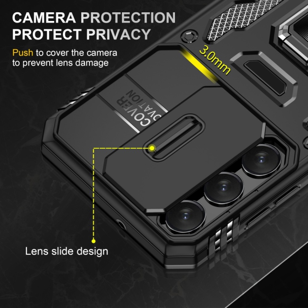 Samsung Galaxy S24+ 5G Удароустойчив Ring Holder Калъф и Протектор