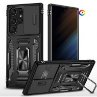 Samsung Galaxy S24 Ultra 5G Удароустойчив Ring Holder Калъф и Протектор
