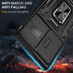 Samsung Galaxy S24 Ultra 5G Удароустойчив Ring Holder Калъф и Протектор
