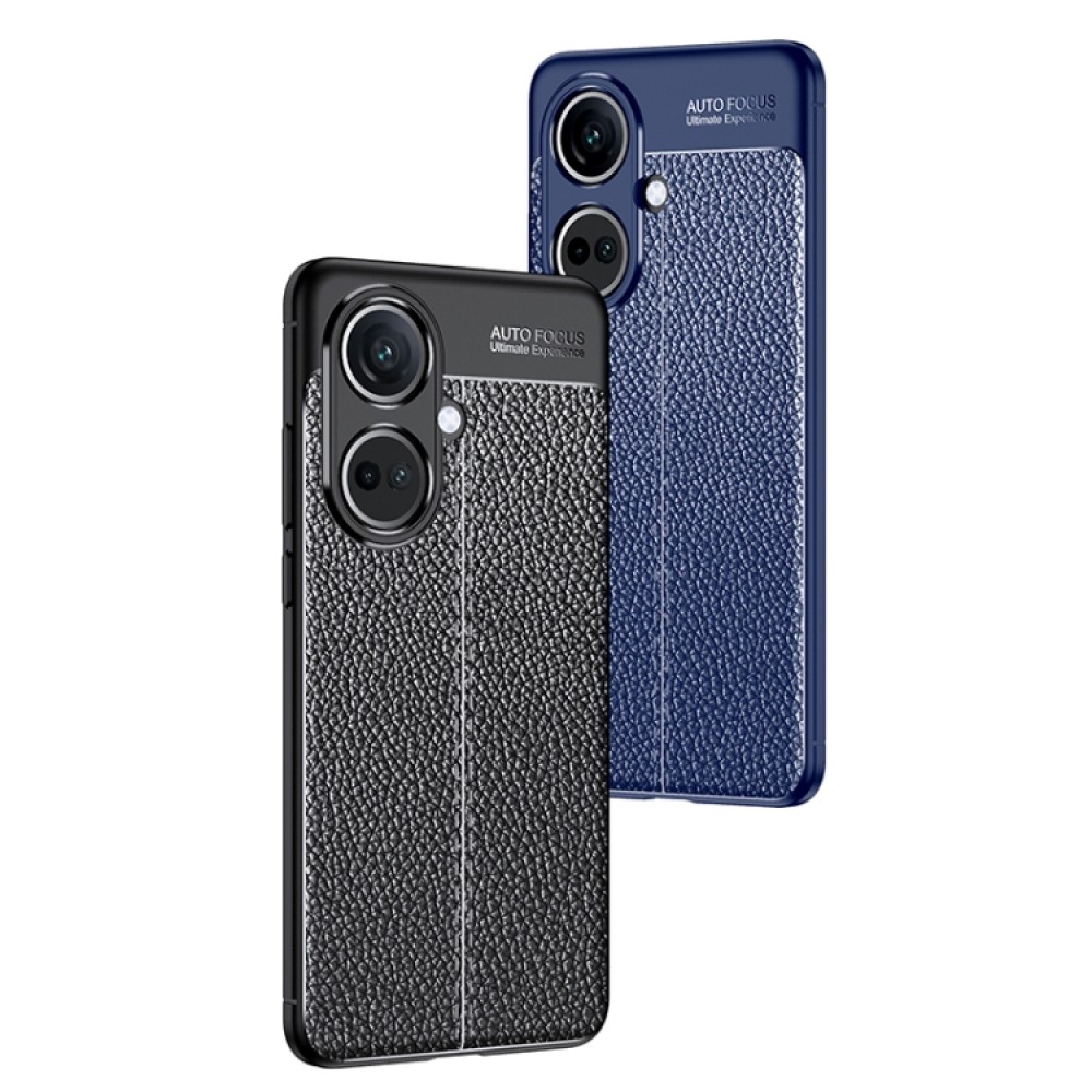 OnePlus Nord CE3  Удароустойчив Litchi Skin Калъф и Протектор