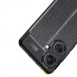 OnePlus Nord CE3  Удароустойчив Litchi Skin Калъф и Протектор