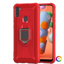 Samsung Galaxy M11 Удароустойчив Ring Holder Калъф и Протектор