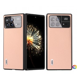 Xiaomi Mix Fold 3 Удароустойчив ABEEL Litchi Texture Калъф и Протектор