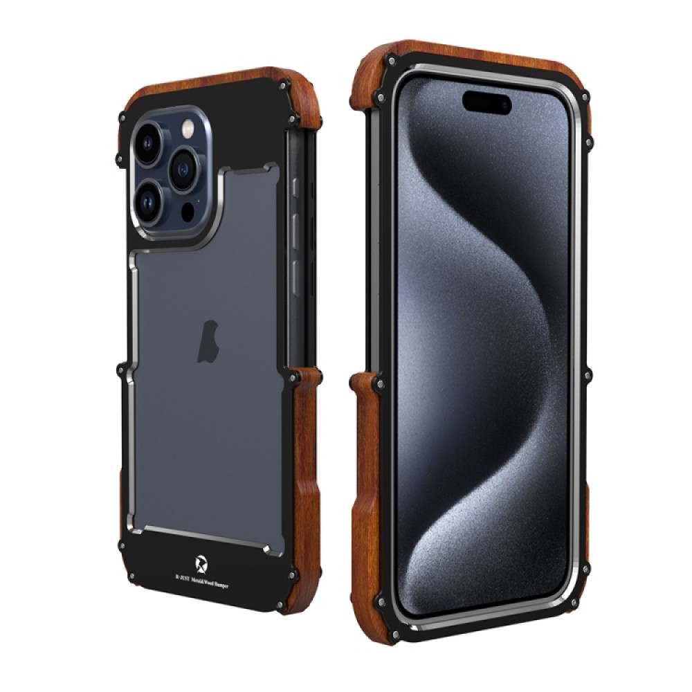 Apple  iPhone 15 Pro R-JUST Удароустойчив Калъф и Протектор