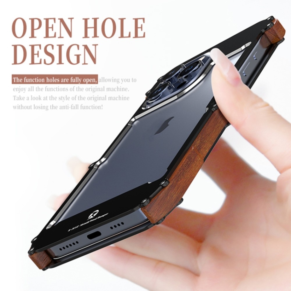 Apple  iPhone 15 Pro R-JUST Удароустойчив Калъф и Протектор