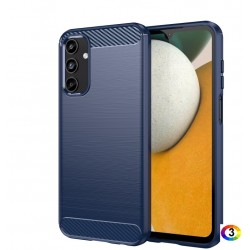Samsung Galaxy A15 Ударостойчив Carbon Fiber Калъф и Протектор