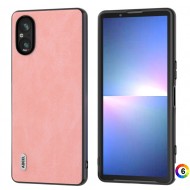 Sony Xperia 5 V  ABEEL Litchi Texture Wallet Калъф и Протектор