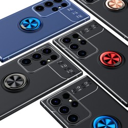 Samsung Galaxy S24 Ultra 5G Удароустойчив Ring Holder Калъф и Протектор