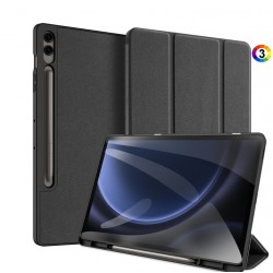 Samsung Galaxy Tab S9 FE+  DUX DUCIS Кожен Калъф и Протектор