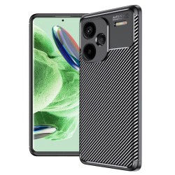 Xiaomi Redmi Note 13 Pro Удароустойчив  Carbon Fiber Калъф и Протектор