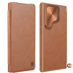 Samsung Galaxy S24 Ultra 5G Nillkin Кожен Калъф и Протектор