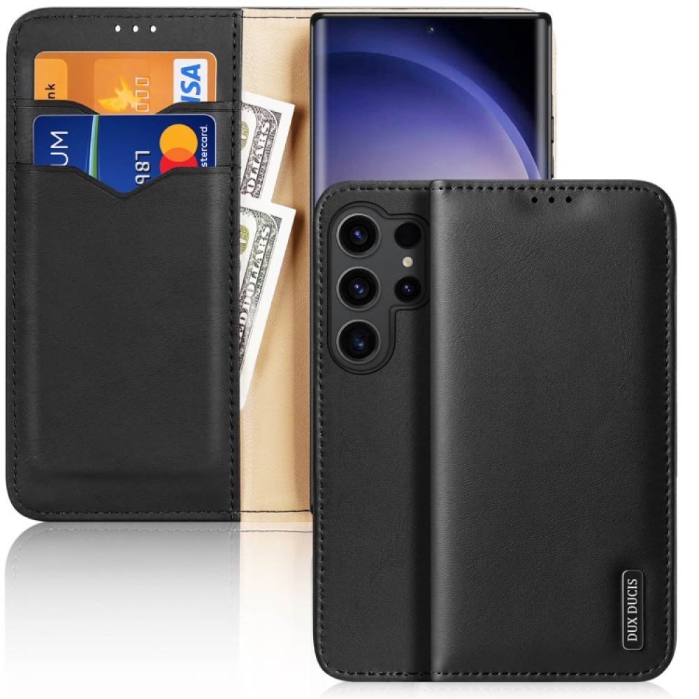 Samsung Galaxy S24 Ultra 5G DUX DUCIS Кожен Калъф и Протектор