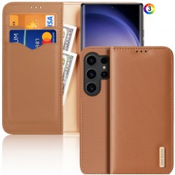 Samsung Galaxy S24 Ultra 5G DUX DUCIS Кожен Калъф и Протектор
