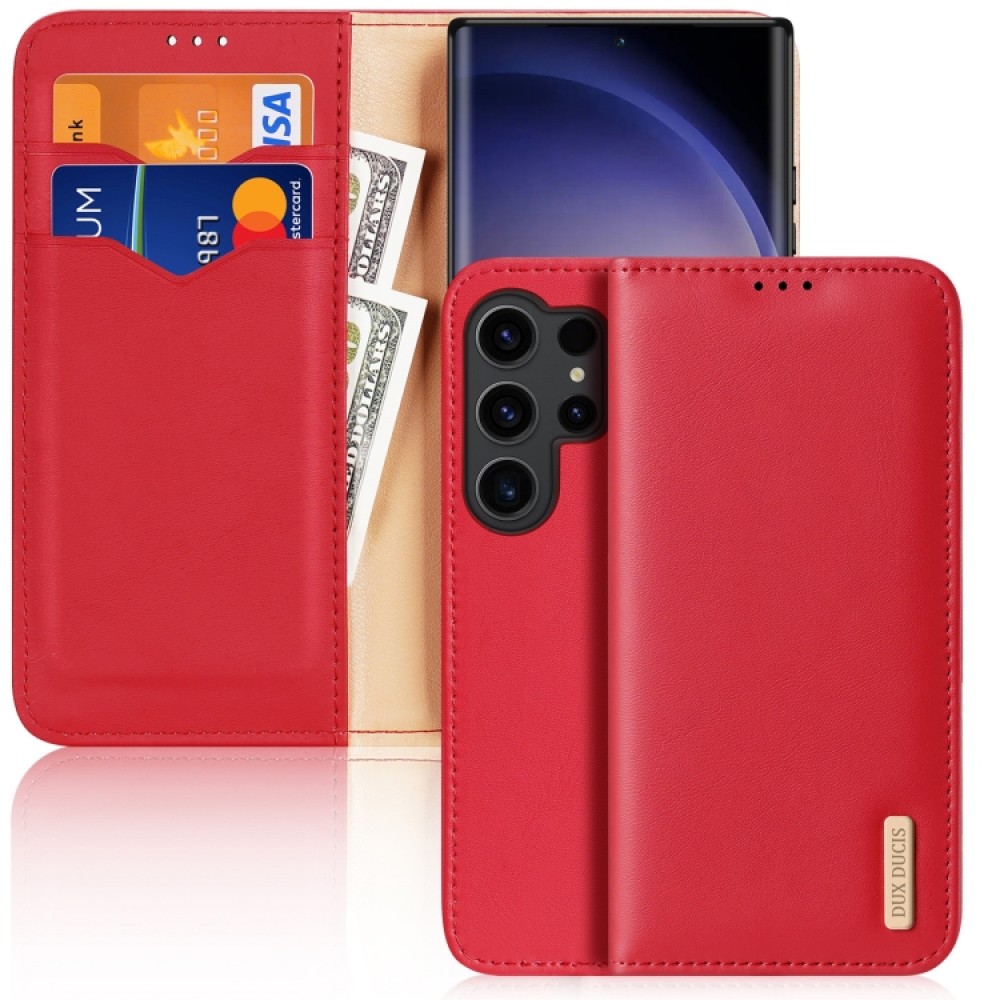 Samsung Galaxy S24 Ultra 5G DUX DUCIS Кожен Калъф и Протектор