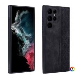 Samsung Galaxy S24 Ultra 5G AZNS Удароустойчив Кожен Калъф и Протектор