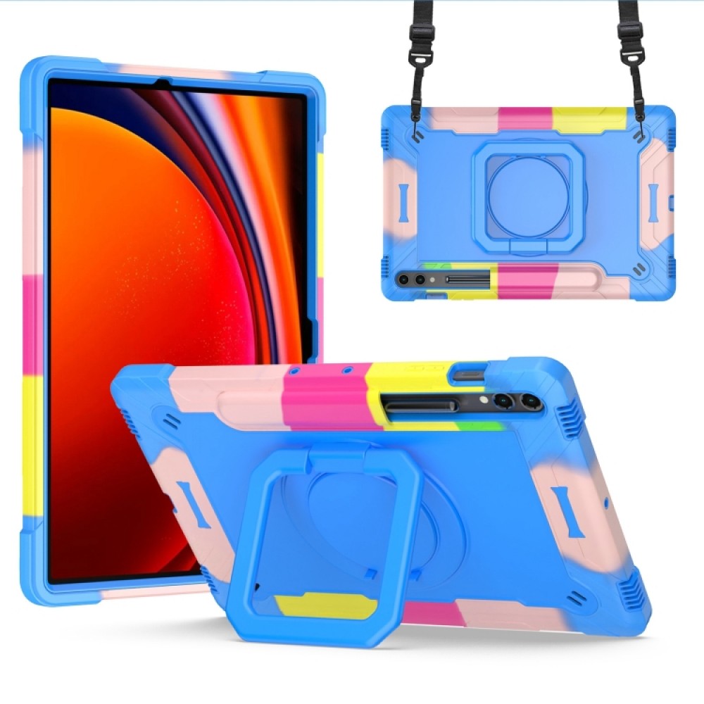 Samsung Galaxy Tab S9 FE+ / S9+ Handle Удароустойчив Калъф и Протектор