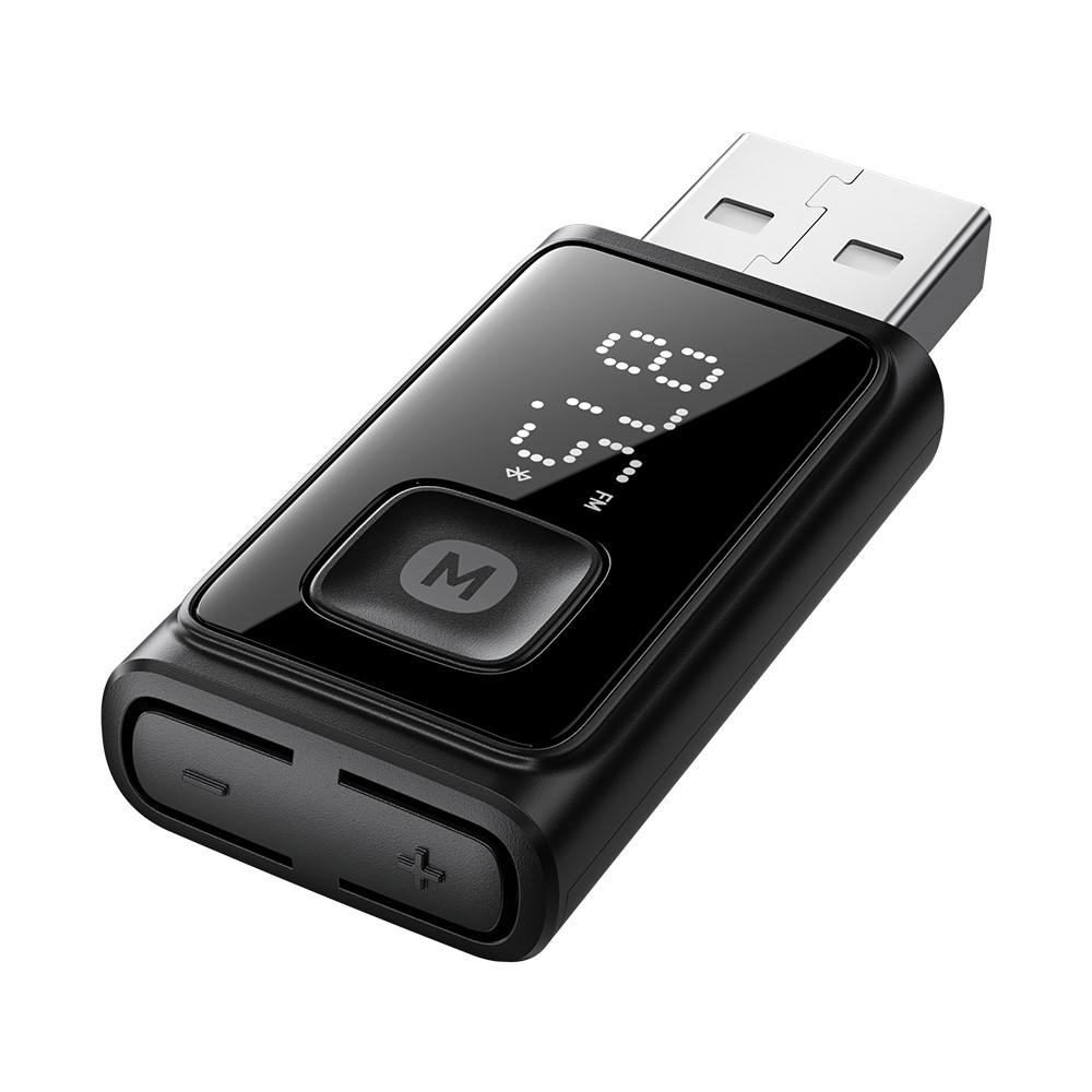ESSAGER Bluetooth FM Трансмитер за Автомобил с Вграден Микрофон и HD Разговори