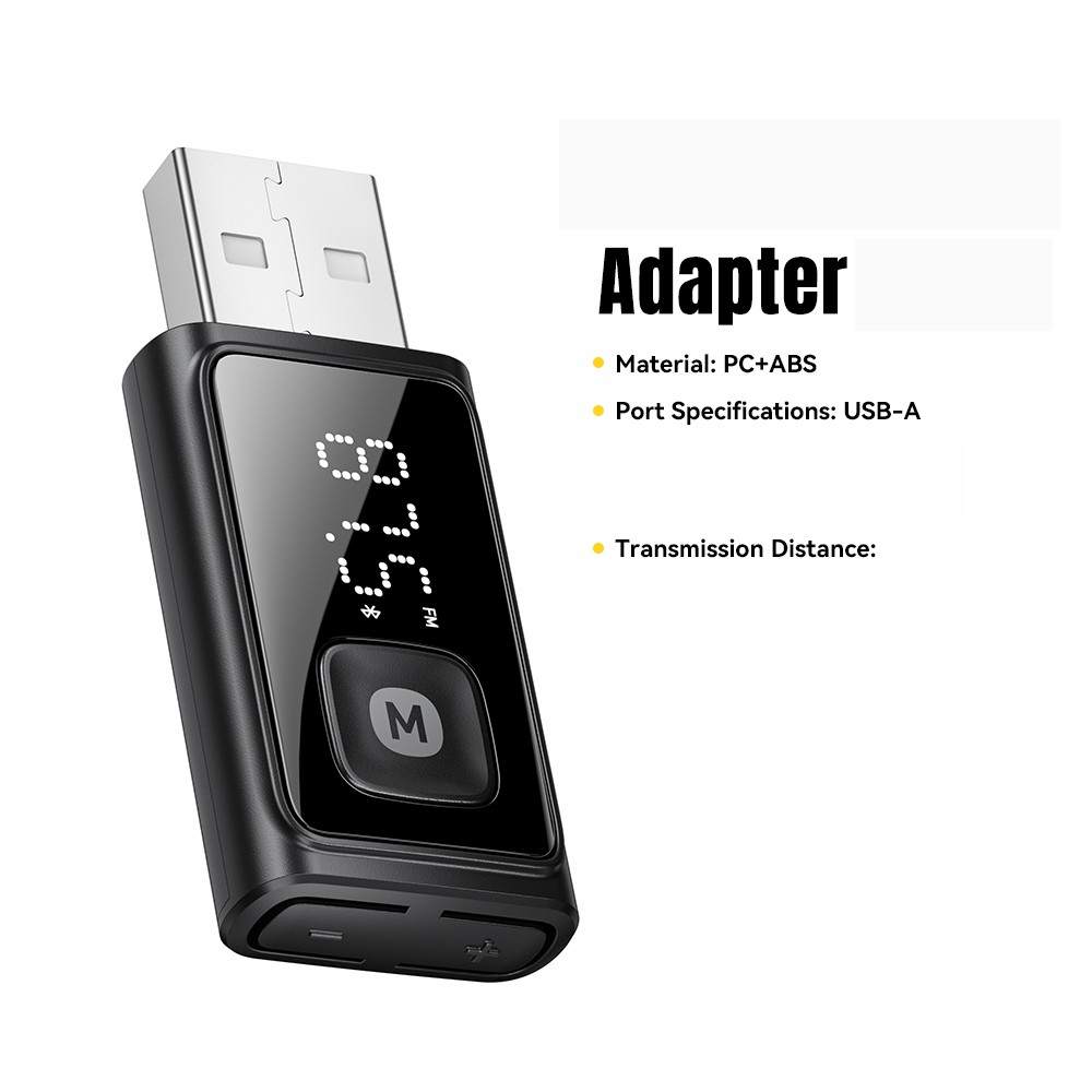 ESSAGER Bluetooth FM Трансмитер за Автомобил с Вграден Микрофон и HD Разговори