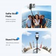 ESSAGER 4 в 1 мини селфи стик със статив, магнитна стойка, Bluetooth, 364mm
