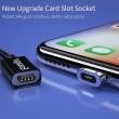 ESSAGER 3 в 1 Магнитен Кабел Lightning / Type-C / Micro USB 3A за Бързо Зареждане 1 м