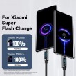 ESSAGER EXC120-HC0G-P USB-A към Type-C Кабел за Данни и Зареждане 120W с Дигитален Дисплей  1 м