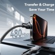 ESSAGER 4 в 1 Кабел за Данни с Дигитален Дисплей PD 100W Бързо Зареждане 1 м