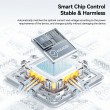 ESSAGER USB-A към Type-C L-Shape Кабел за Данни и зареждане 7A 100W с Поставка за Игри 1 м
