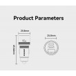 ESSAGER PD 45W зарядно за кола, 3 порта, Type-C, iP, USB-A - черен/сив