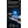ESSAGER PD 45W зарядно за кола, 3 порта, Type-C, iP, USB-A - черен/сив