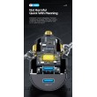 ESSAGER F689 66W зарядно за кола, 2x Type-C, USB-A, алуминий - черен