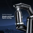 ESSAGER ES-CC12 30W зарядно за кола, USB-A, Type-C, ултралек - черен