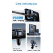 ESSAGER ECCFM-CT0G-P 35W PD Автомобилно Зарядно с FM Трансмитер, Bluetooth 5.3 и USB-A + Type-C