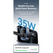 ESSAGER ECCFM-CT0G-P 35W PD Автомобилно Зарядно с FM Трансмитер, Bluetooth 5.3 и USB-A + Type-C
